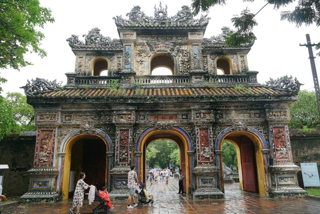Hue Imperial City with traditional Vietnamese architecture