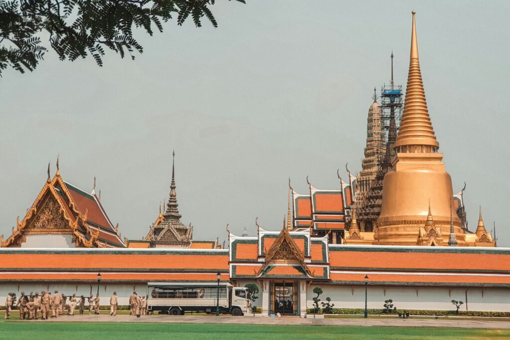 Grand Palace in Bangkok — temple complex and golden architecture